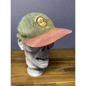 Vintage Hard Rock Cafe Las Vegas Save The Planet Snapback Hat USA